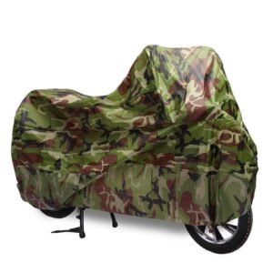 Camouflage Color Waterproof Motorcycle Rain Cover