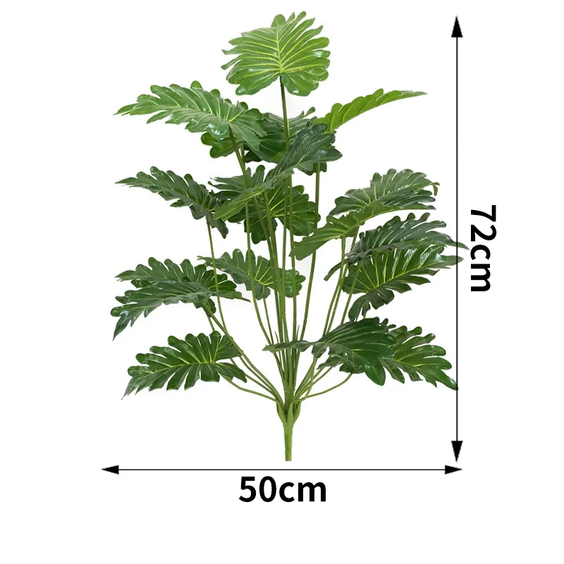 45-90cm Tropical Palm Tree Large Monstera Artificial Plants Large Coconut Tree With Foliage Wedding Home Garden Balcony Decor - Image 5
