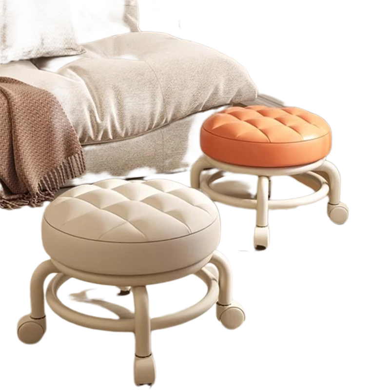 Relaxing Swivel Dining Chairs Mobile Portable Camping Nordic Living Room Chairs Low Desk Silla Plegable Home Furniture LJ50DC - Image 6